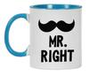 Inkdotpot Mr.Right Funny Novelty 11 Oz Coffee Mugs Great For Groom Engagement Gift Ceramic