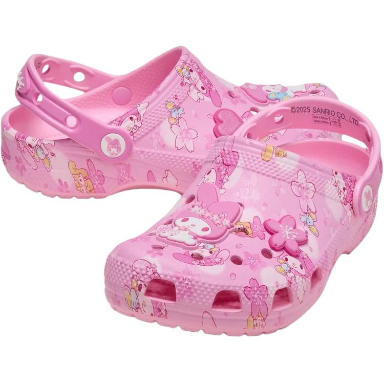 Crocs Classic Clog Versatile Comfortable Durable Low-Top Sandals Kids Sandals Pink 211201-90H