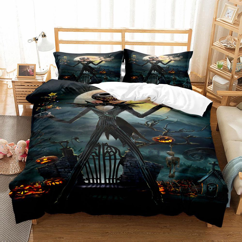 Death Lover Bedding Set King Queen Double Full Twin Single Size Bed Linen Set