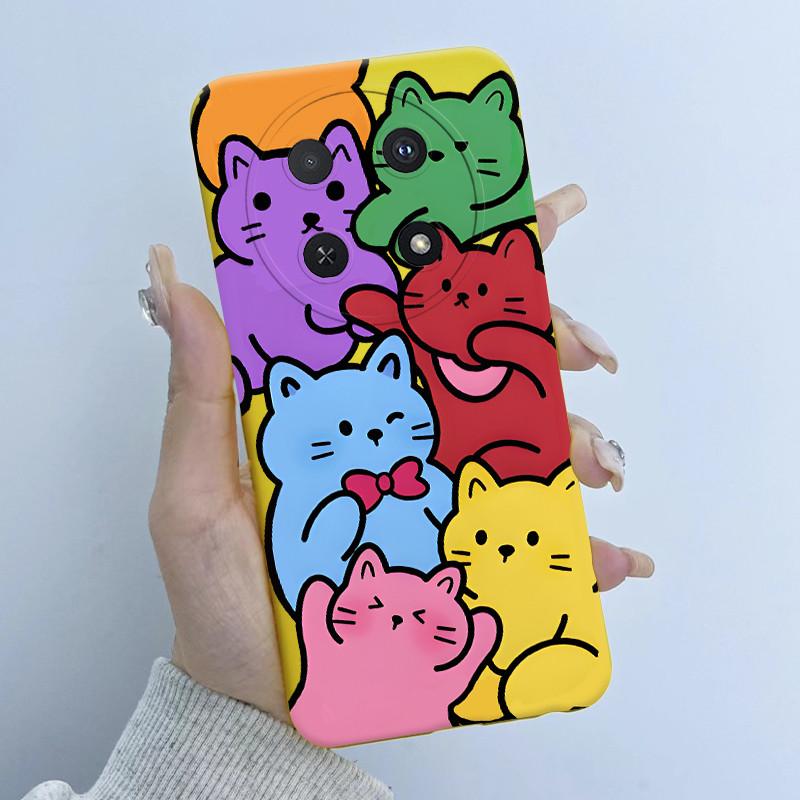 For Huawei Nova 12i Case Flower Girl Design Soft Silicone Phone Case for Huawei Nova12i 12 i 4G CTR-L81 L91 Nova 13i Cover Capa