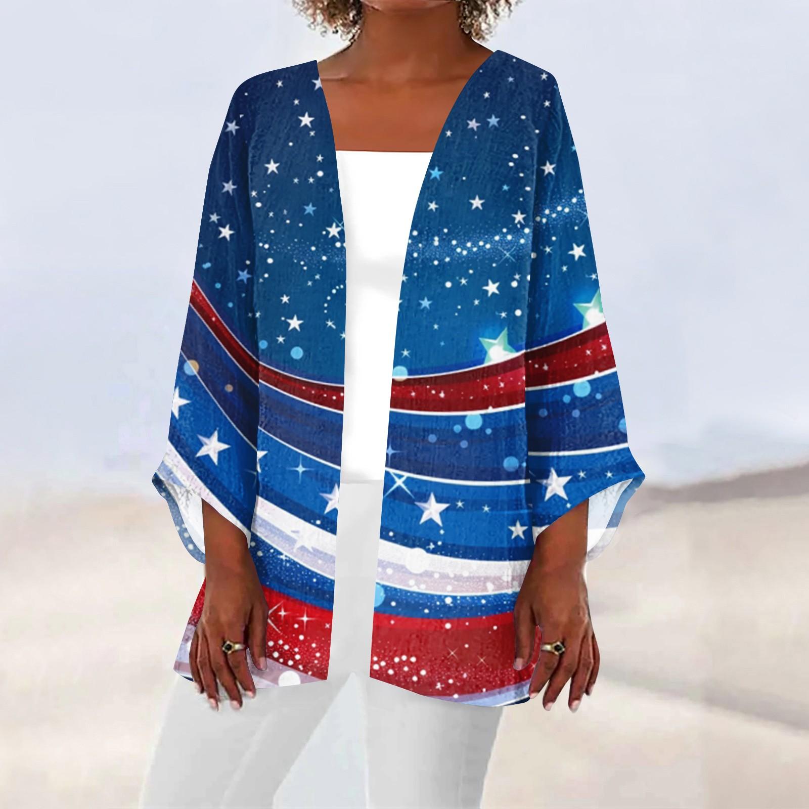 Женская повседневная модная легкая куртка средней длины с принтом — фото 11