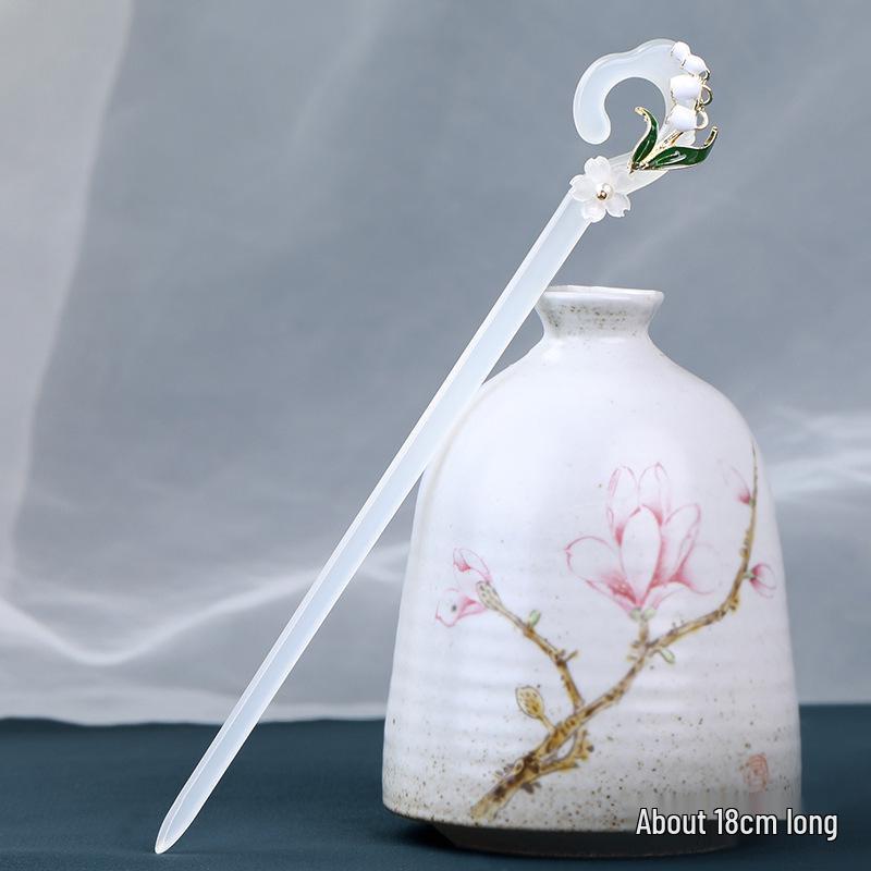 Exquisite Vintage-Inspired Tassel Hairpin for Women - Elegant Hanfu Cheongsam Style Headdress