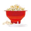 Foldable Silicone Popcorn Bowl Microwave Safe Heat Resistant Large Capacity with Lid Dishwasher Safe for Leisure Time Enjoyment