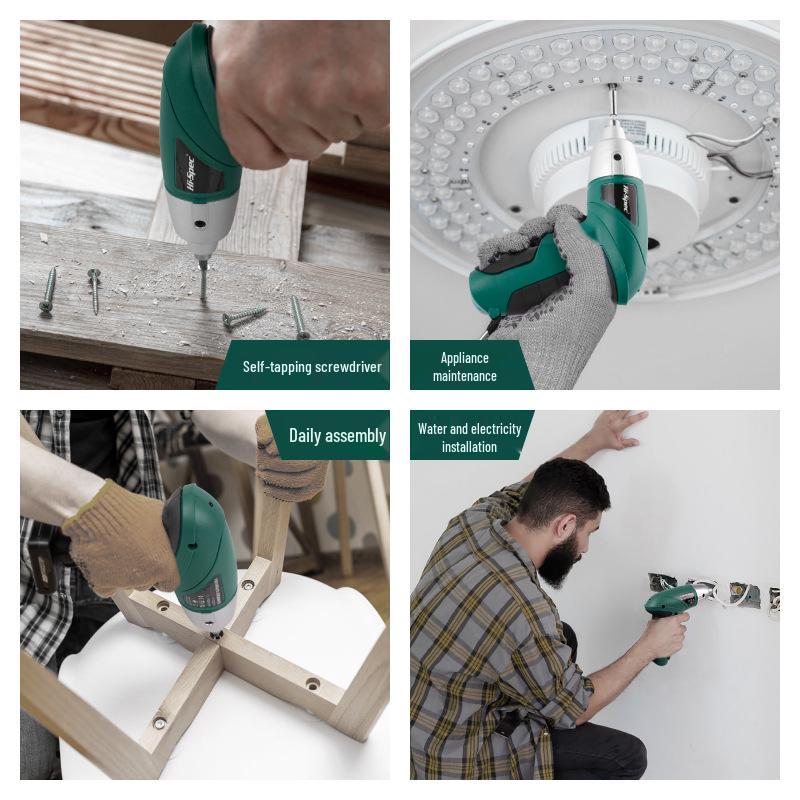 Rechargeable Multifunctional Electric Screwdriver & Hand Drill Set