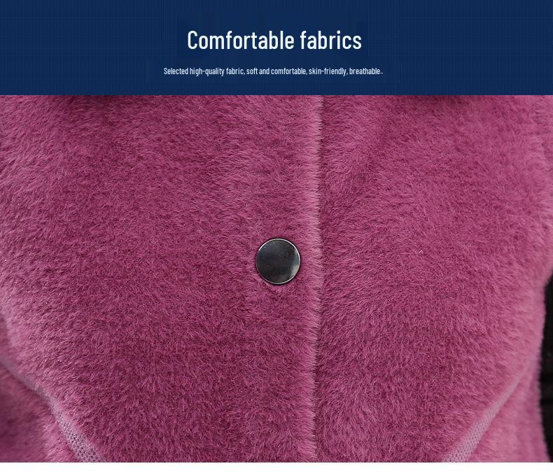 Fashionable Mink Velvet Vest for Middle-Aged and Elderly Women - Warm Autumn/Winter Style for Mom or Grandma