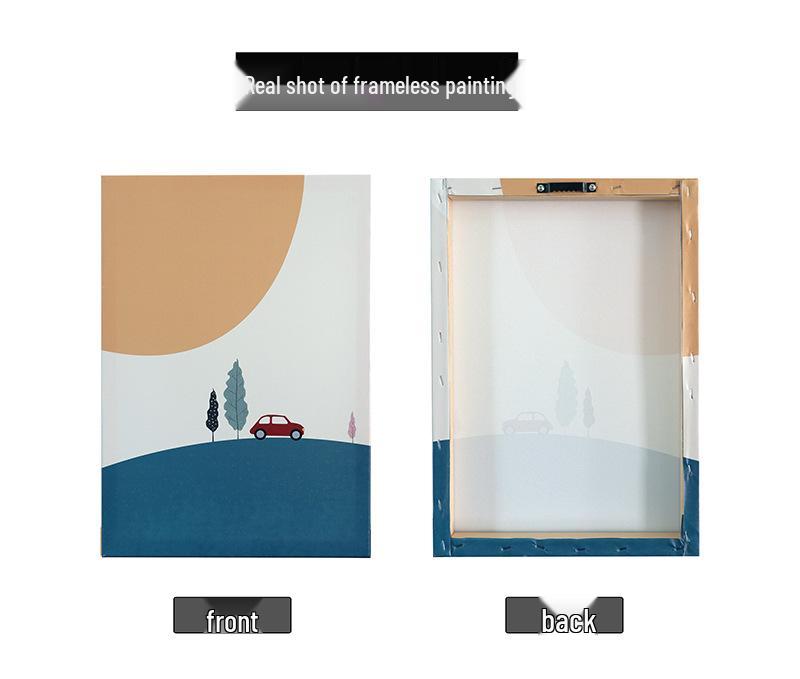 Custom Decorative Cute Dog Teddy Frameless Wall Painting for Living Room or Bedroom