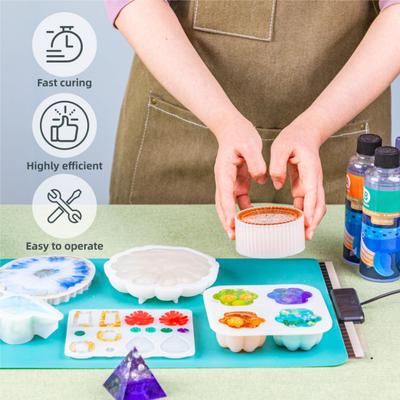 1 Set Resin Mold Heating Pad Resin Craft Curing Tool Equipment for Easy & Quick Drying Epoxy Resin Dryer