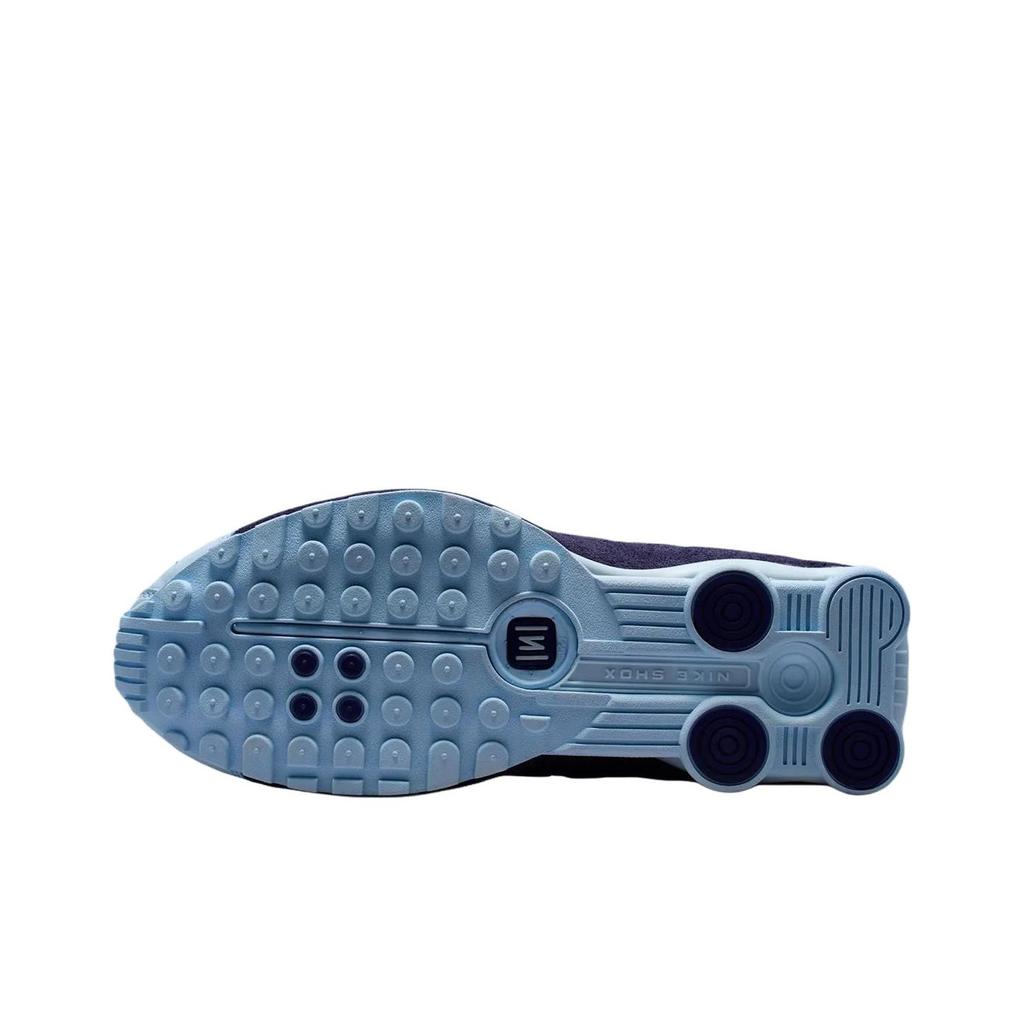 Nike Shox R4 Fashion Comfortable Breathable Running Shoes Women Sneakers Blue HQ7739-500
