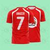 Amador 7 Maglie da Calcio Frutti di Mare Gamberetti Recio Stampa Grafica 3D T-shirt Asciugatura Rapida Abbigliamento Sportivo Estivo T-shirt per Bambini e Adulti
