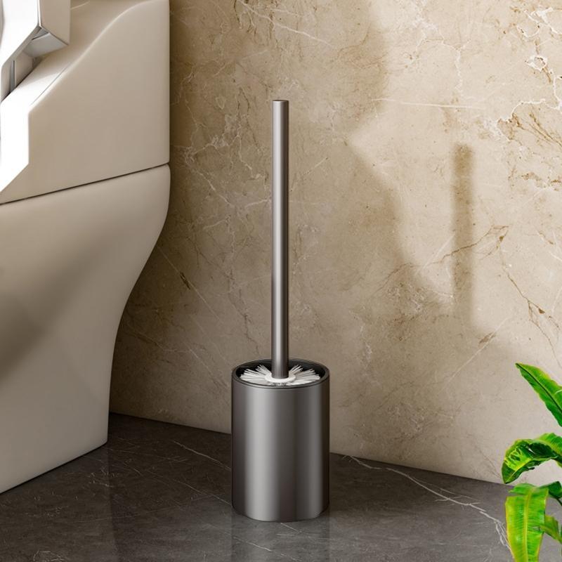 Toilet Brush Set Bathroom Cleaning Brush No Punching Household Non Marking Sticker