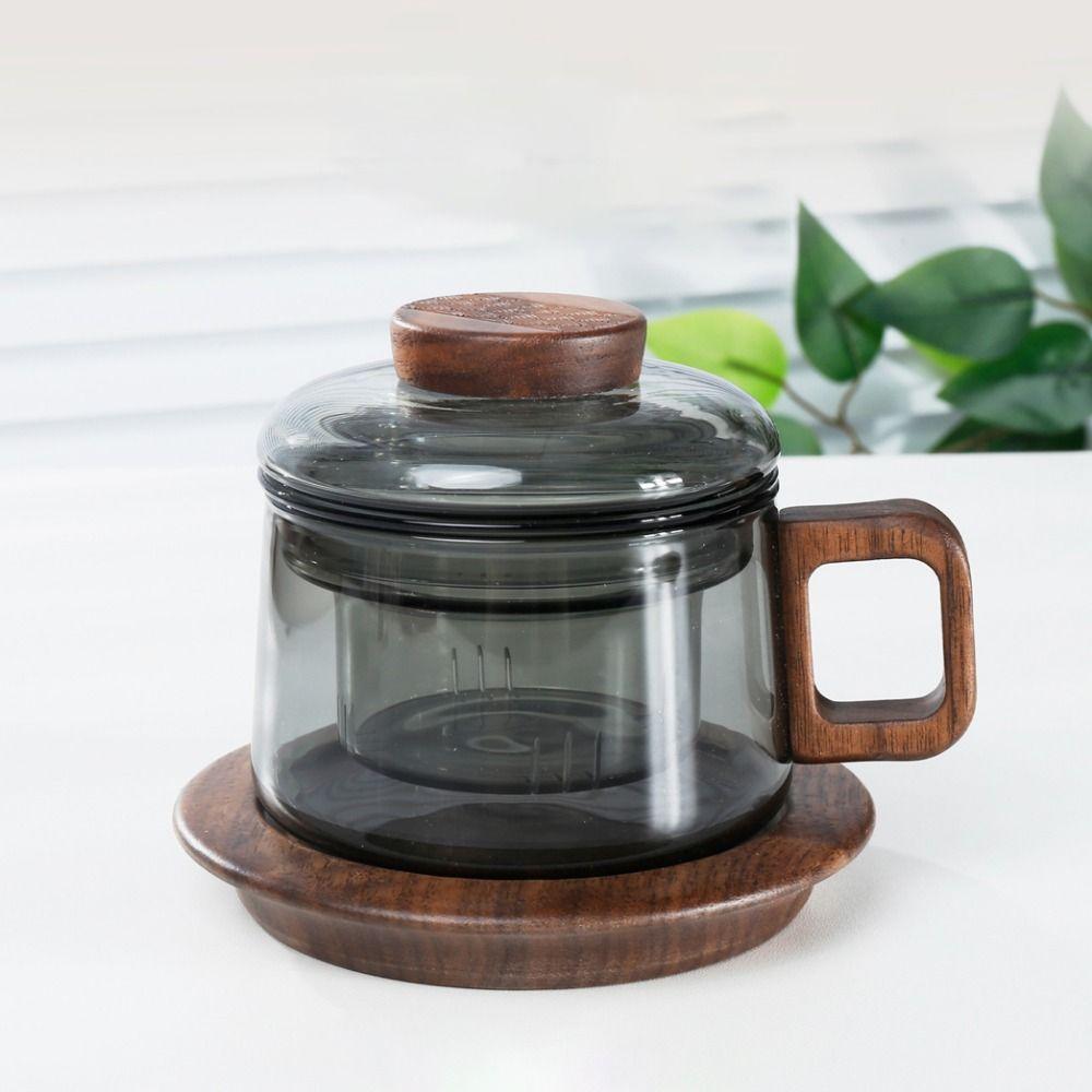 200ml High Borosilicate Glass Tea Cup Anti-Scalding Tea Infuser Cup  Home