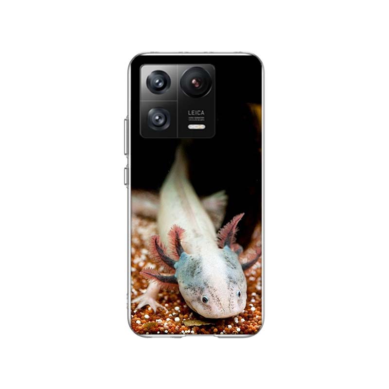 Smiling Salamander Phone Case For Xiaomi Poco F7 Ultra X7 X6 M8 M7 M6 M4 M3 Pro X4 Mi 15 15T 14 14T 12T 12S 10T Pro 12 11 Lite C