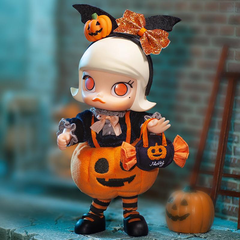 New POP MART MOLLY Halloween Demon Trendy Figures 14cm 210950056