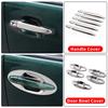 For Toyota Land Cruiser Prado 120 2003-2009 Styling Upgrade Decoration Accessories Lc120 FJ120 Chrome Door Handle 2008 2007 2006