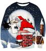 Men Women 3d Printing Funny Xmas Sweatshirt Crewneck Long Sleeve Pullover Oversized Hoodies