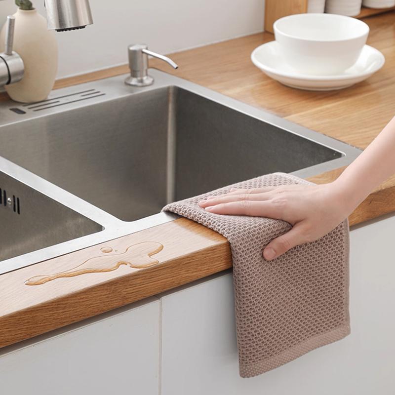 Baumwolltuch, weich, saugfähig, Geschirrtuch, Küchentuch, Wabenmuster, atmungsaktiv, Gesichtswaschtuch, Haushaltsreinigungstuch, Waschlappen