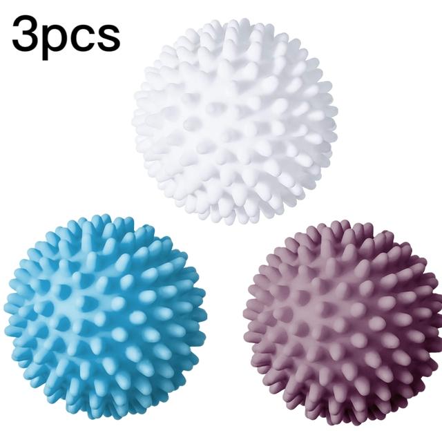 1/2/3 pezzi sfera magica per bucato sfera riutilizzabile in PVC solido per pulizia domestica strumenti per la pulizia dell'ammorbidente per la lavatrice