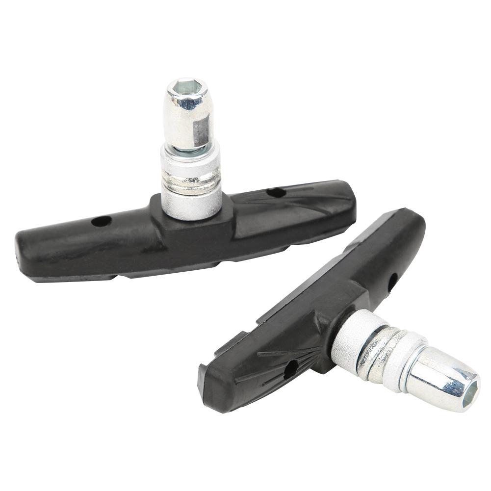 A Pair Mixture Material Silent Mountain Bike Brake Pad Blocks Shoes   Cycling Accessories