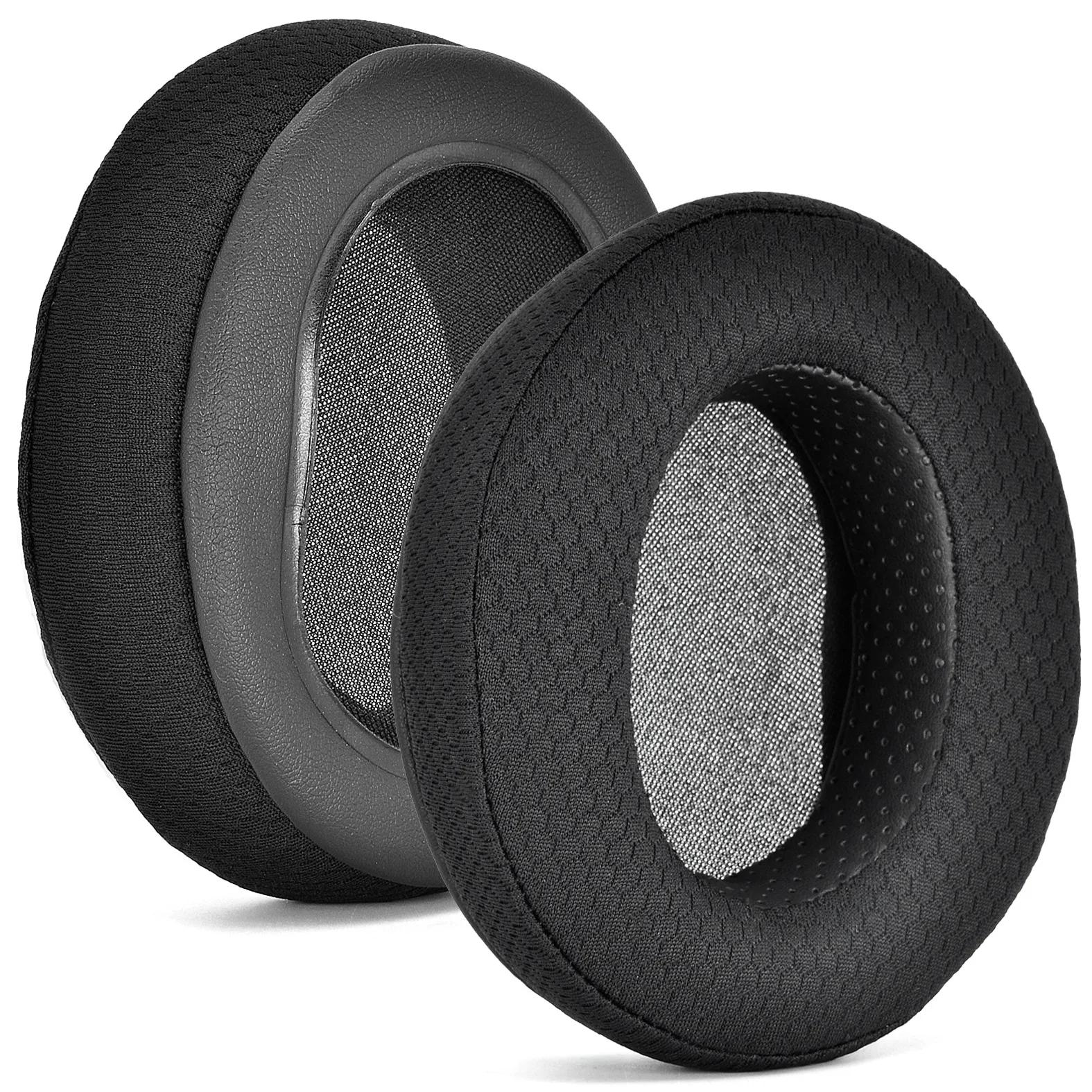 YAYINCC Soft Foam Breathable mesh fabric Ear Pads For Brainwavz HM5  Headset Earmuffs Repairing Parts