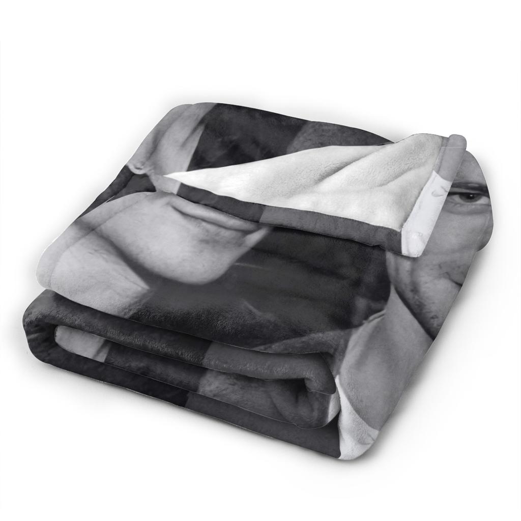The Vampire Diaries Damon Salvatore TV Series Warm Soft Blankets Plush Throw Blanket Bedroom Flannel Bedspread Sofa Bed Cover