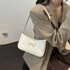 Women's Fashionable Shoulder Bag, Suitable for Banquets and Shopping, Bow-element Underarm Bag, Durable Material Handbag