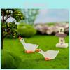 Luminous Swan Resin Miniature Creative Garden Ornament Glow In The Dark Animal Decoration