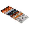 10 Sheets Halloween Cotton Fabric Ghost Pumpkin Skull Print Pattern DIY Cotton Fabric Bundles for Sewing Quilting 25x25cm / 9.8x9.8in