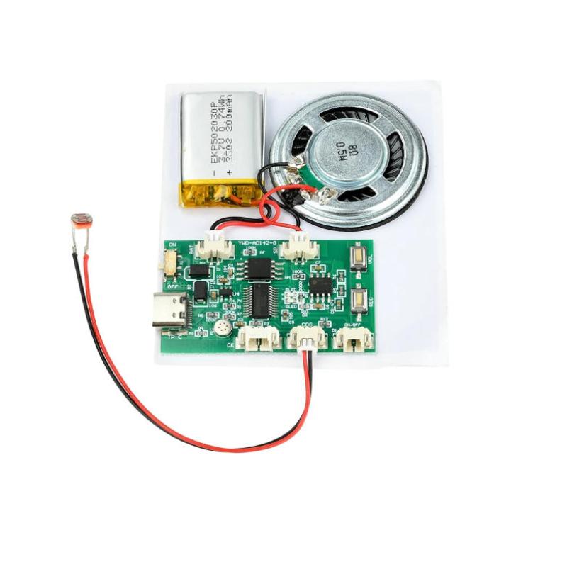 1 ks 8M USB Záznamový Narozeninový Pozdrav Hudební Hlasový Modul Čip Pro Hlasové Audio Hračku Pozdravnou Kartu DIY Záznamový A Přehrávací Modul