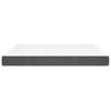 Pocket Spring Mattress Medium Firm Dark Grey 160 x 210 x 20 cm Velvet