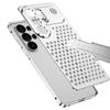 Metal Heat Dissipation Aromatherapy Phone Case for Samsung S26 Ultra/S25U - Anti-Drop Full Coverage with Buckle.