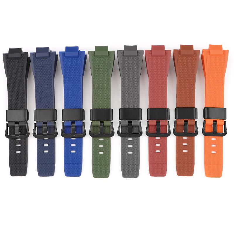 Watch Accessories For Casio G-SHOCK GST-B400 Series Resin Strap Men's Sports Waterproof Rubber Replacement Watchband Bracelet