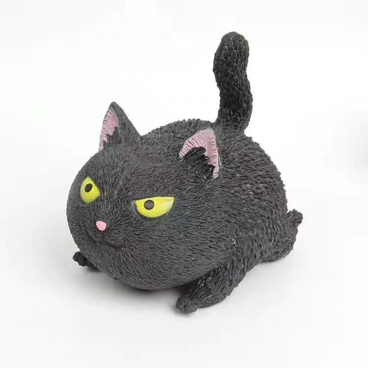Creative Cat Ornament Decoration Pinch Accessories Relieve Stress and Release Ball Decompression Cat Cute Pet Ornament