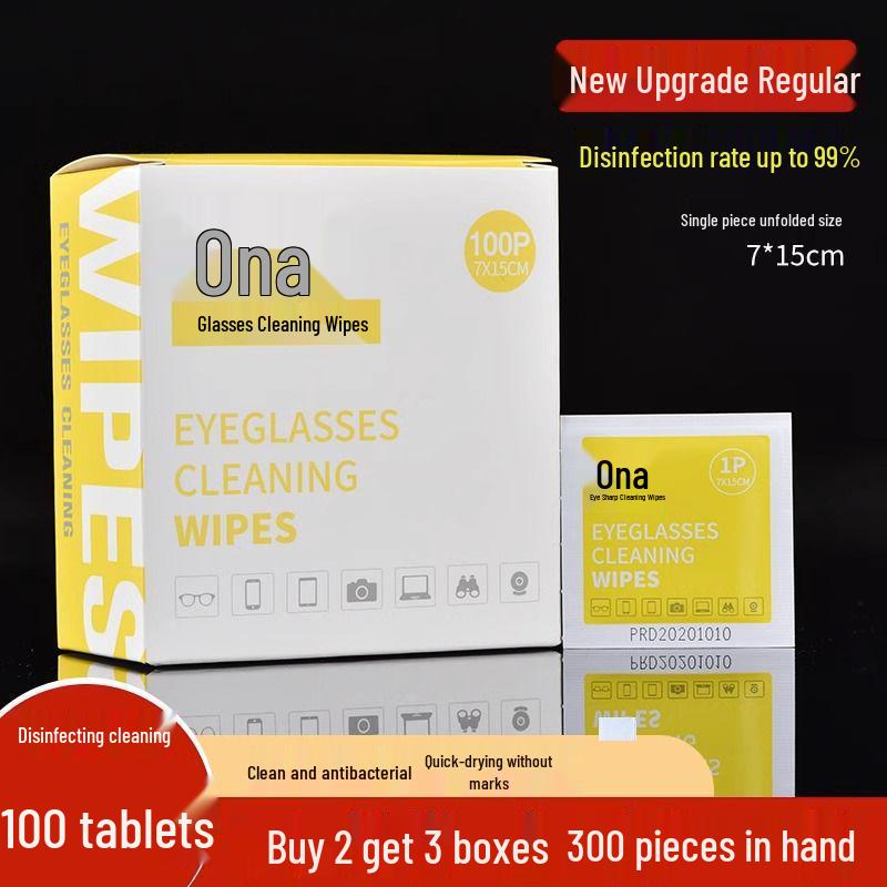 Одноразовые салфетки для чистки очков – Супервлажные салфетки для экранов мобильных телефонов и линз