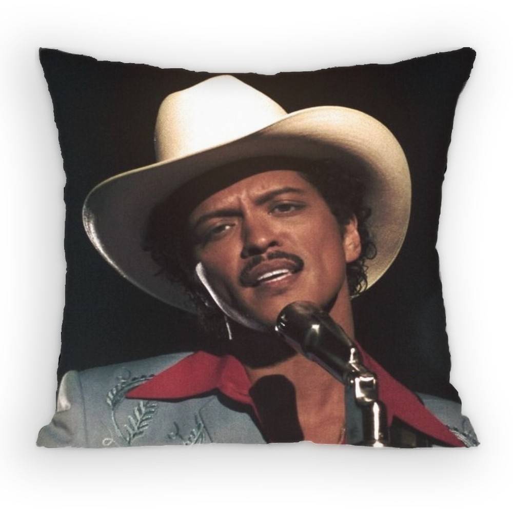 

Bruno Mars The Romantic Pillow Case Sofa Living Room Bedroom Headboard Backrest Cushion Square Cushion Nap Time 30x30 cm