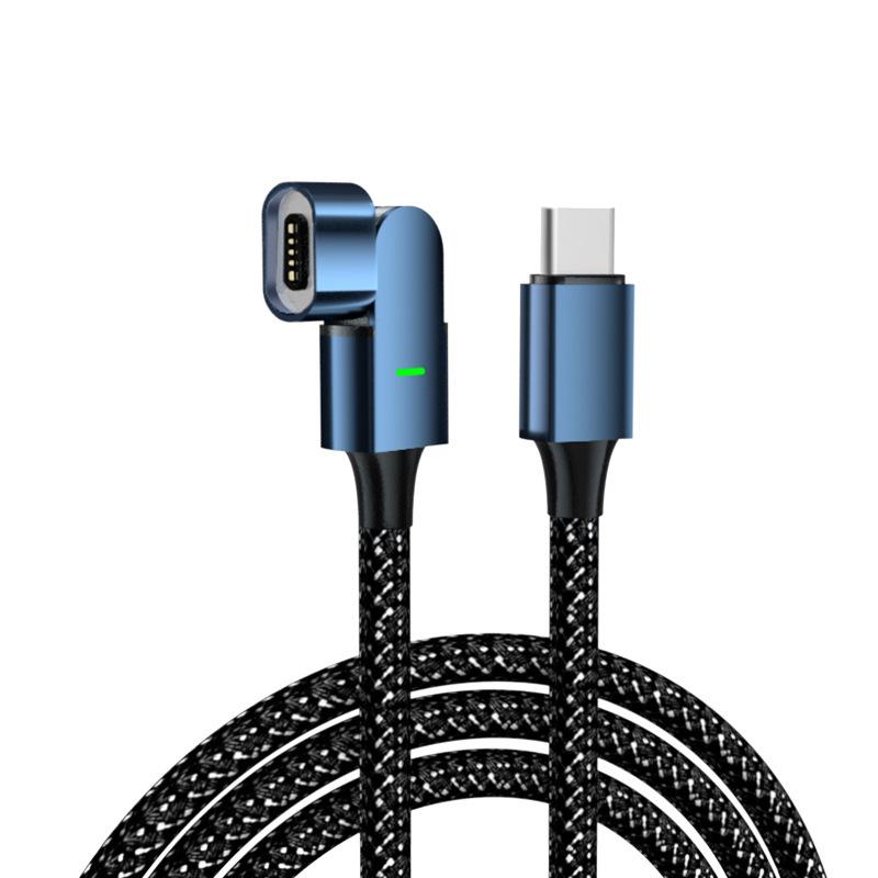 Magnetic 100W Fast Charging Cable with 180° Rotation for Apple Devices and Type-C