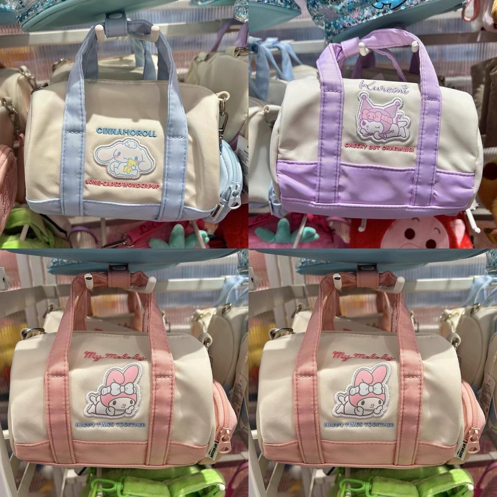 Kuromi Melody Cinnamoroll Nylon Large Capacity Bag With Drawstring Closure For Daily Use