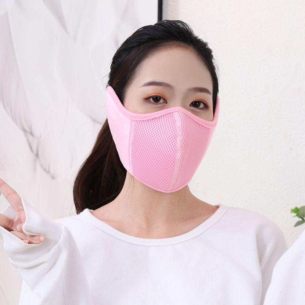 Breathable Thermal Earmuffs Mask Plush Ear Warmer Winter Cycling Earflap