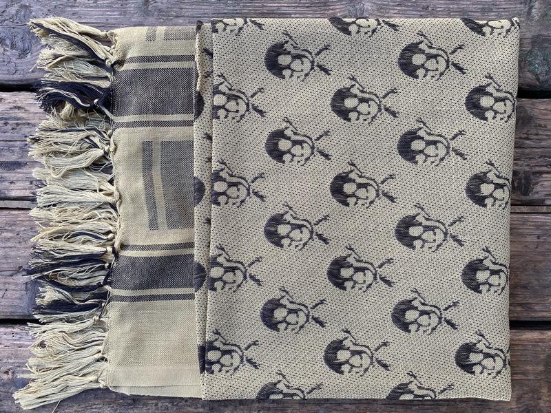 Military Camouflage Tassel Scarf - Outdoor Arab Shawl, Headscarf for Spring & Summer