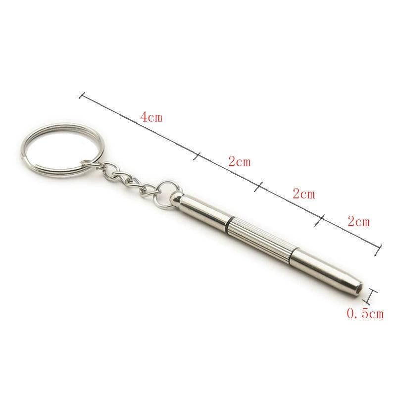 Mini Hand Glasses Screwdrivers 3-in-1 Spectacle Repair Kits Multifunction Sunglass Watch Glasses Screwdriver Set with
