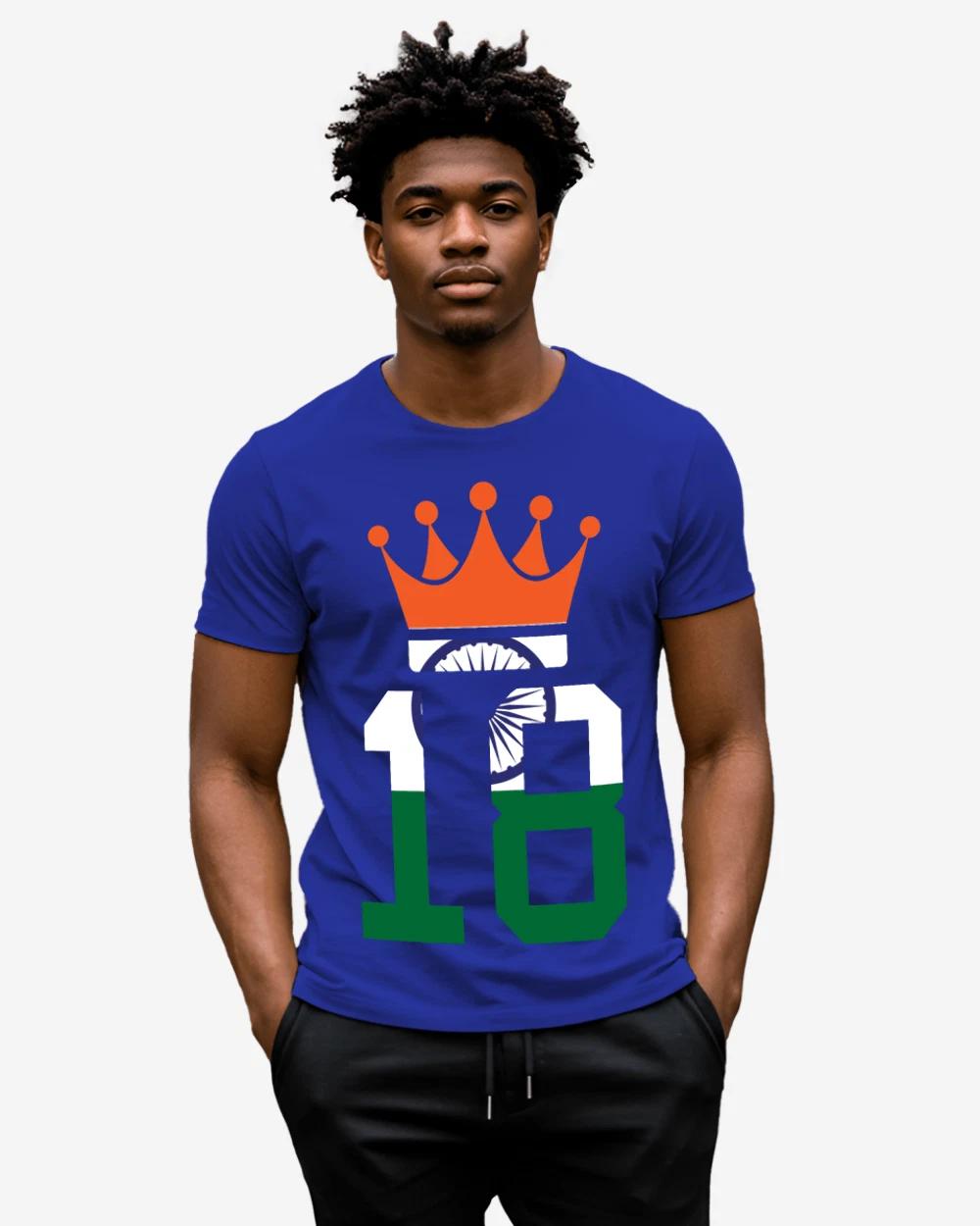 G West Cricket India King-18 T-Shirt : Gwdtfl2412 - 3 Colors XL