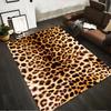 Leopard Print Area Rug - Modern Animal Pattern Carpet for Home Decor Suitable for Use As an Anti-slip for Living Room Bedroom Sofas