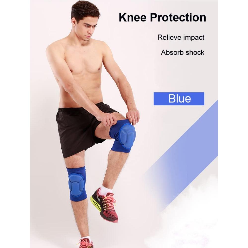 Volleyball Knee Pad  Non-Slip Thickening Anti-Collision Sports Knee Pad Elastic Breathable Knee Brace Ideal Dancing Football Hiking Basketball