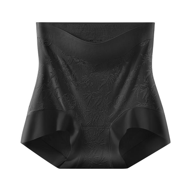 Ropa interior para mujer, nuevo estilo chino, sin marcas, cintura alta, levanta abdomen, cadera, 10A, larga, entrepierna antibacteriana, ángulo plano