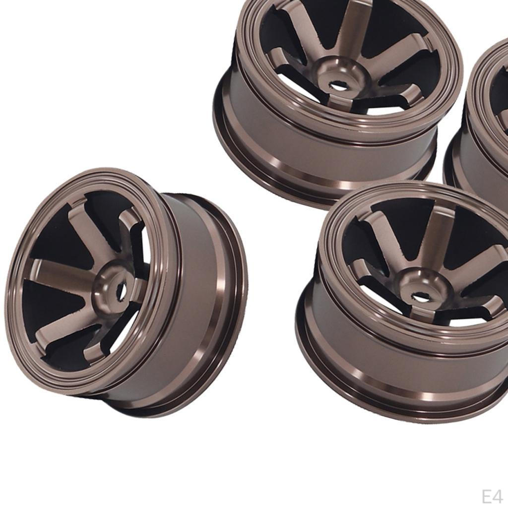 4 Aluminum Alloy Wheel Rim For RC 1:10 Tires