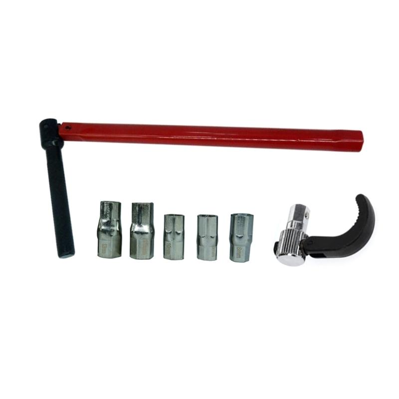 

Регулируемый гаечный ключ, гаечный ключ для водопроводного крана, качественный сантехнический инструмент для техников, любителей красный