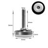Stainless Steel Adjustable Furniture Feet Nylon Base Levelers, for Sofa, Table, Chair, Cabinet, Workbench of Leveling Feet