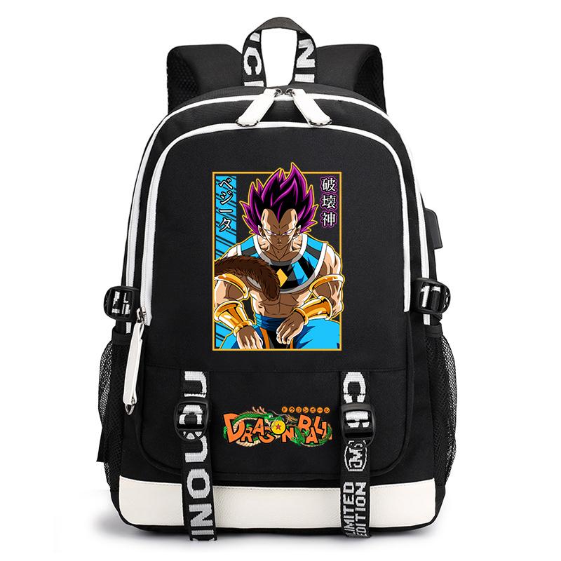 Anime Dragon Ball Backpack for School Casual Daypack for Kids Teenagers Students Boys Girls Everyday Use