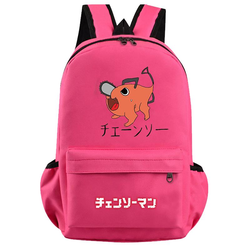 Anime Chainsaw Man Rucksack für Jungen Mädchen Hildren Zurück zur Schule Schultasche Student Kawaii Rucksack Luffy Nami Lysop Leichte Taschen