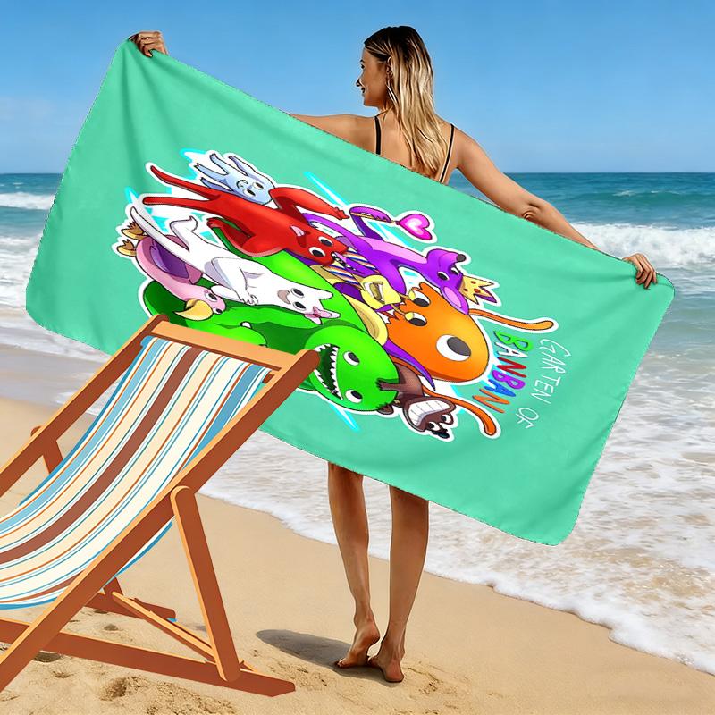 Gasai Yuno,Garten of Banban Print Beach Towel, Large Soft Quick Dry Towel for Beach Camping Swimming