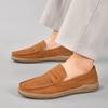 Chaussures de bateau pour homme Mocassins Penny Loafers Chaussures pour homme Été 2026 Cuir ajouré Mocassins homme Chaussure décontractée de conduite Chaussures plates à enfiler